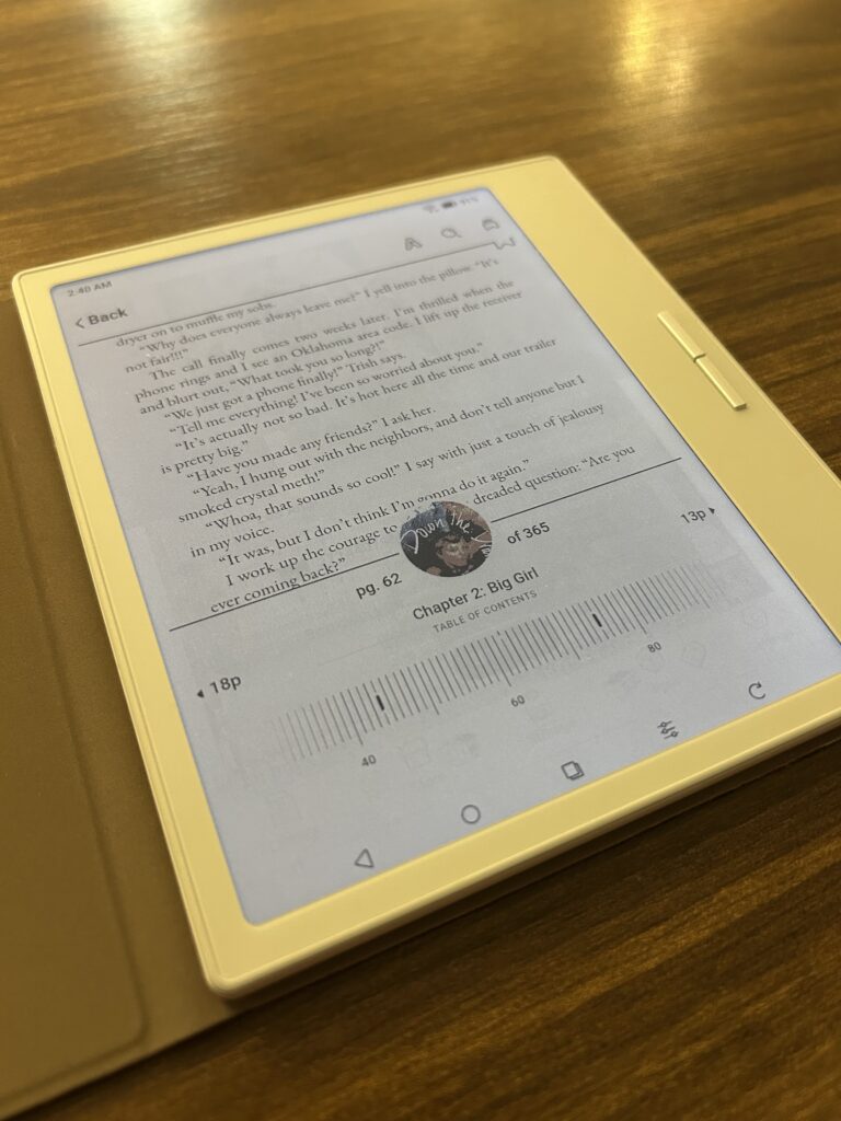 e reader boox go color screen
