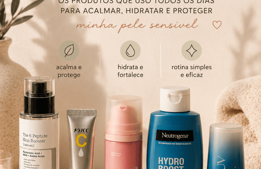 skincare para pele sensível
