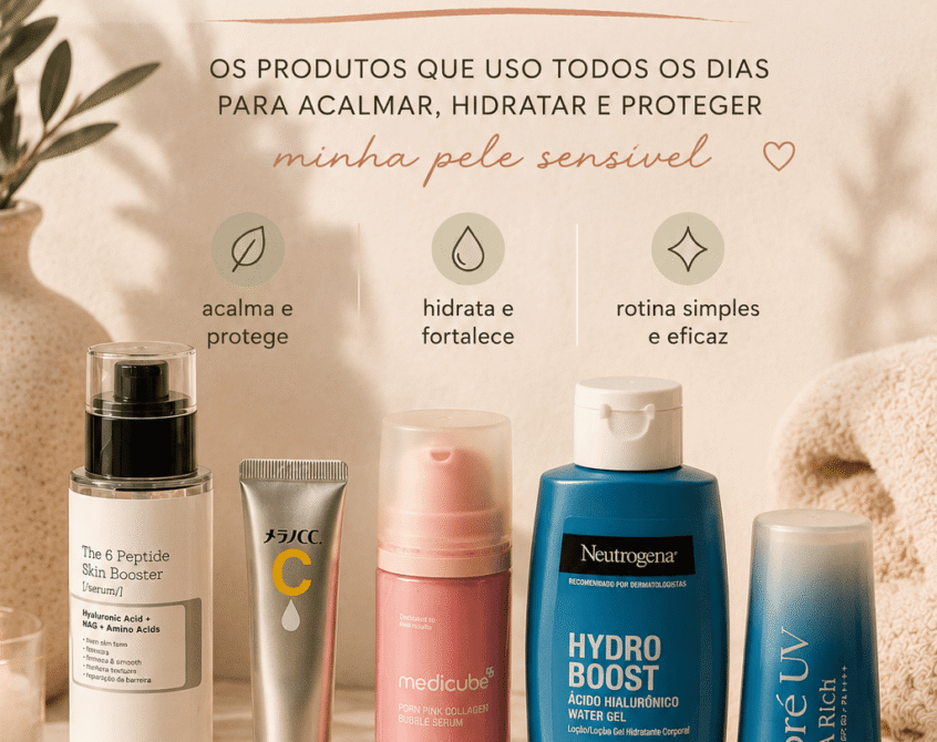 skincare para pele sensível